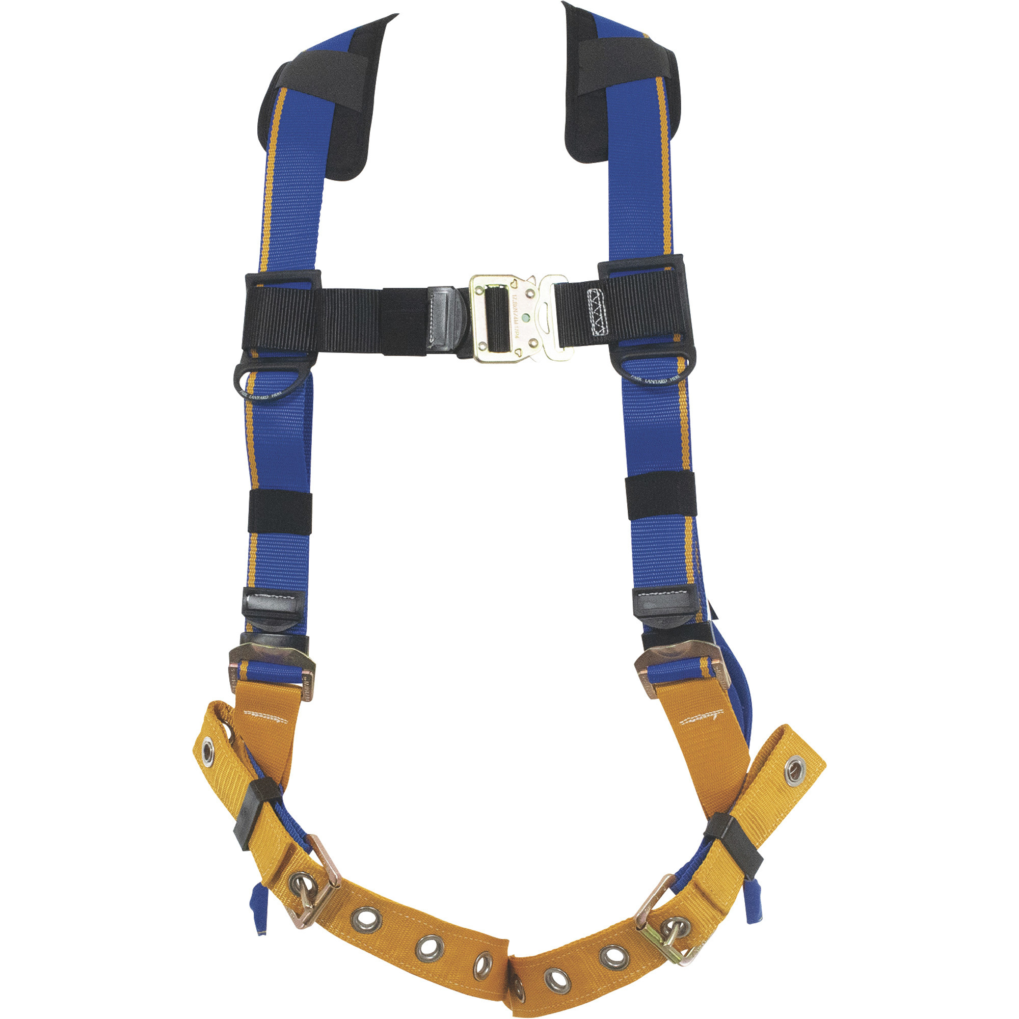 Werner Blue Armor 1-Ring Standard Safety Harness, Blue, Medium/Large, Model# H112002